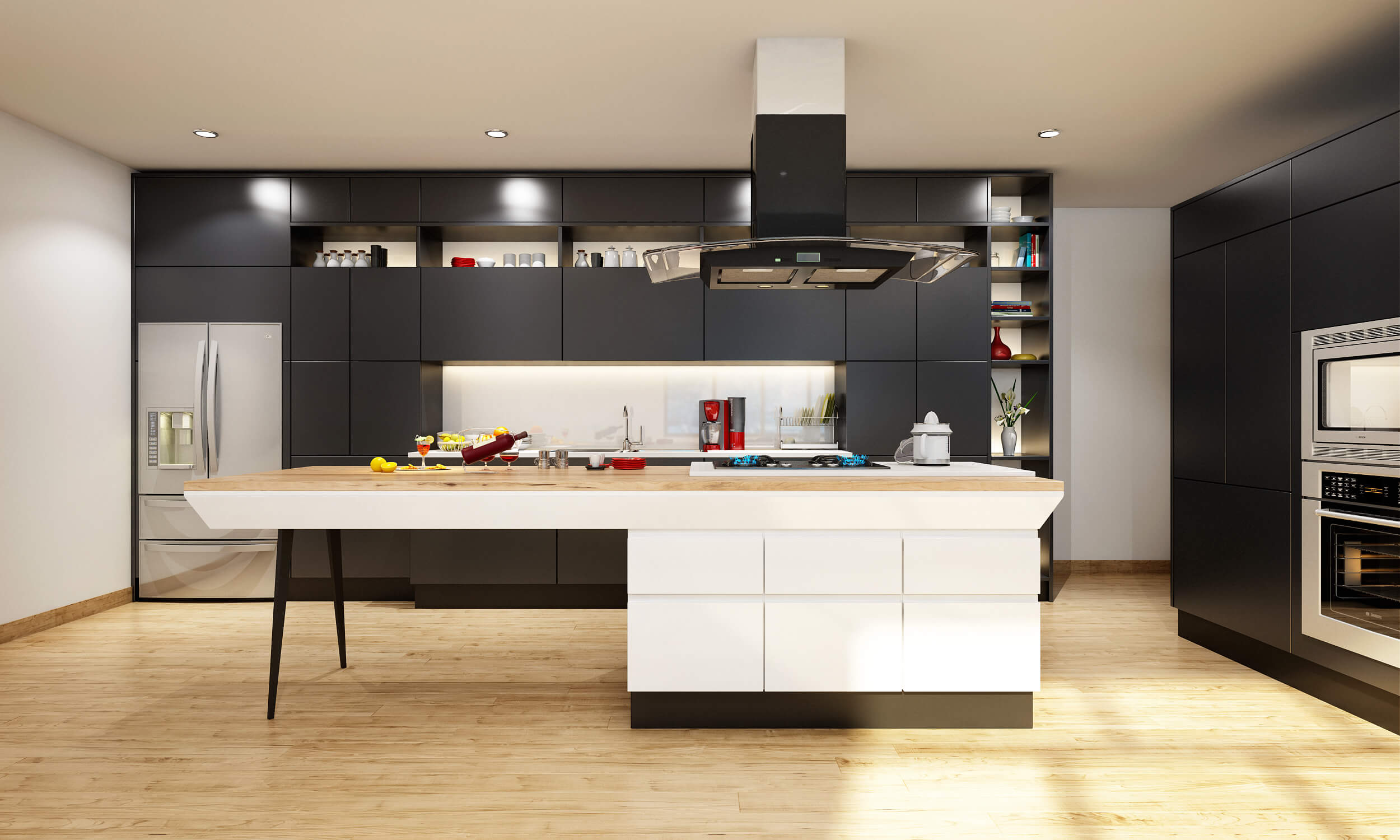kutchina ISLAND SHAPE KITCHEN